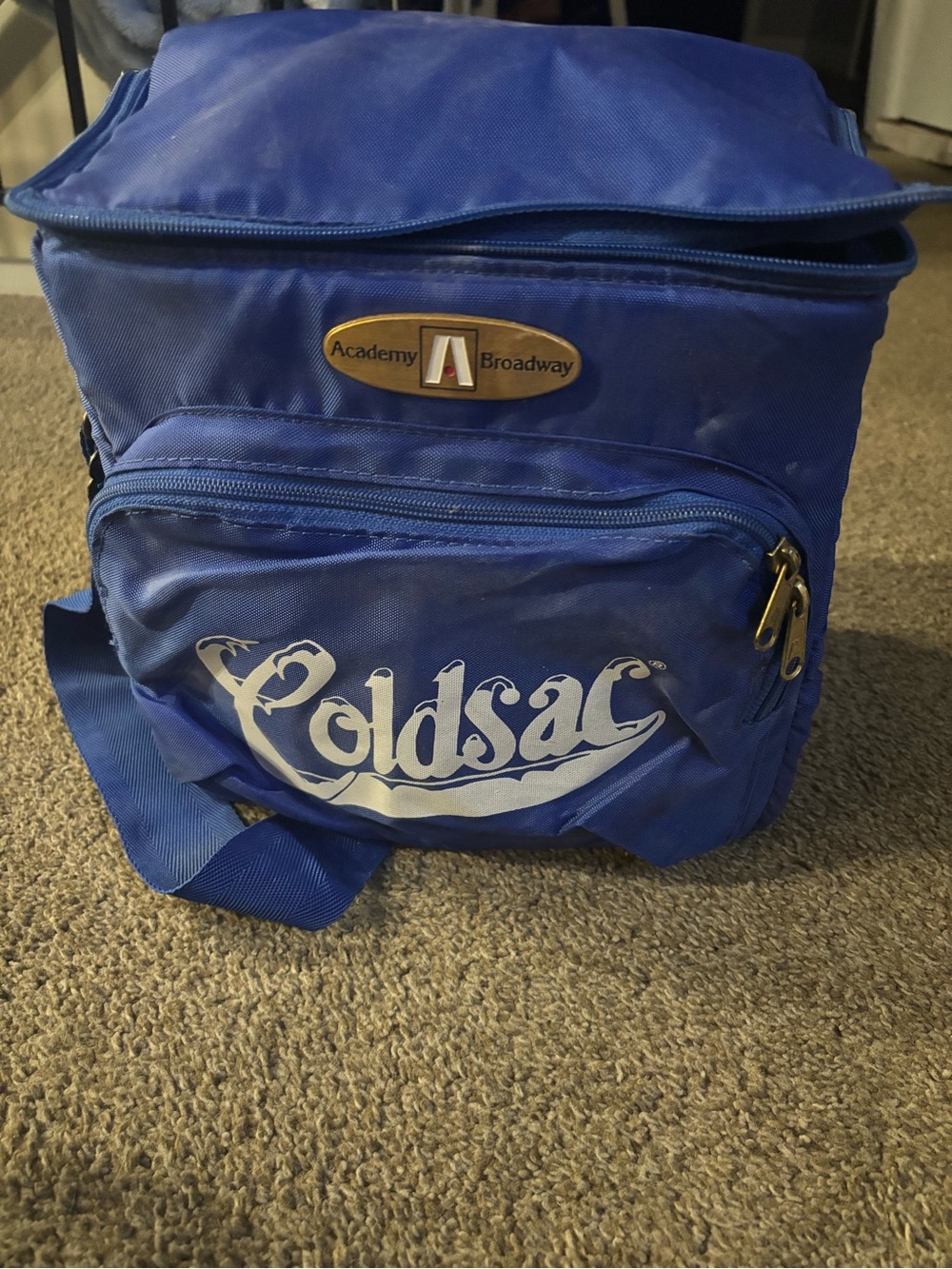 Coldsac Blue Insulated Lunch Cooler Bag by Academy Broadway